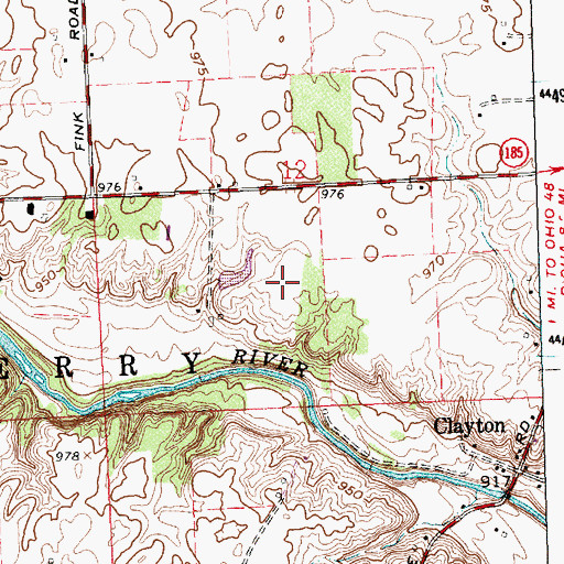 Topographic Map of Stillwater Prairie Reserve, OH