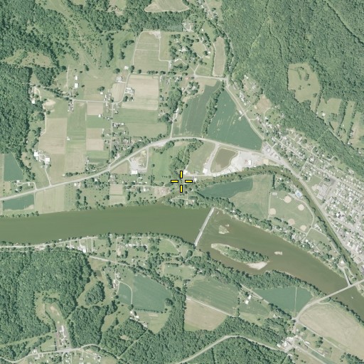 Aerial/Satellite Image of Cat Creek, OH