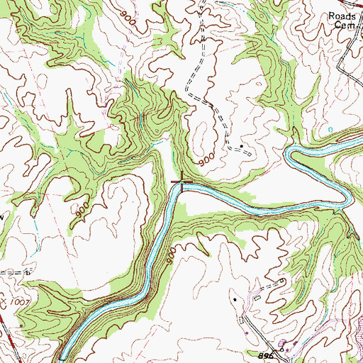 Topographic Map of Puncheon Run, OH