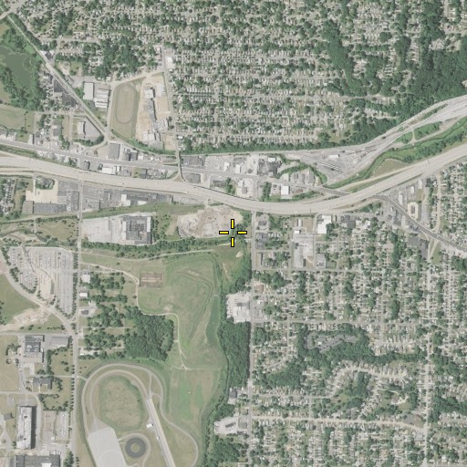 Aerial/Satellite Image of Springfield Lake Outlet, OH
