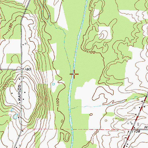 Topographic Map of West Branch Cuyahoga River, OH