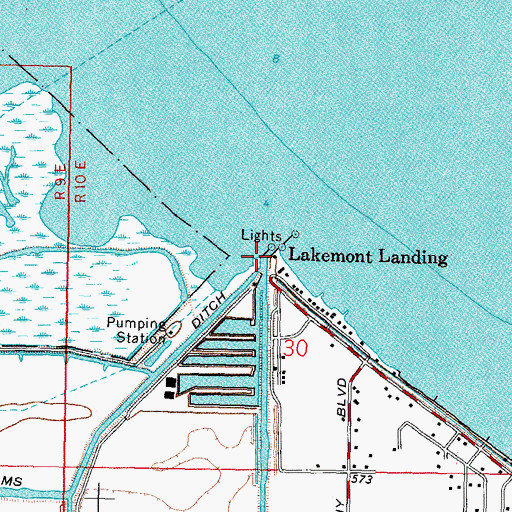 Topographic Map of Wolf Creek, OH