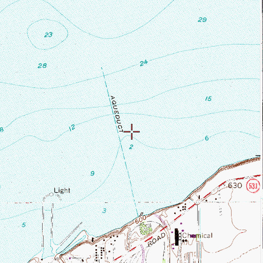 Topographic Map of Ashtabula Light, OH