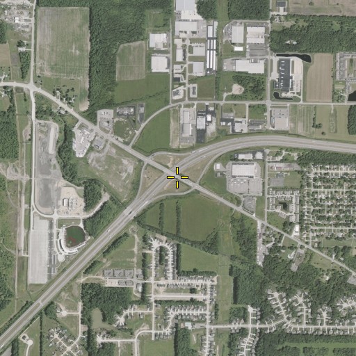 Aerial/Satellite Image of Interchange 151, OH