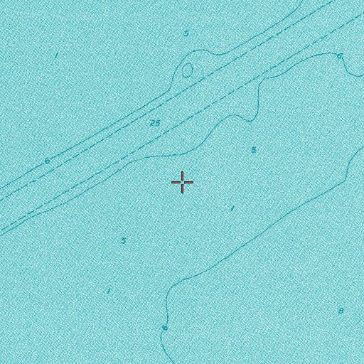 Topographic Map of Entrance Channel, OH