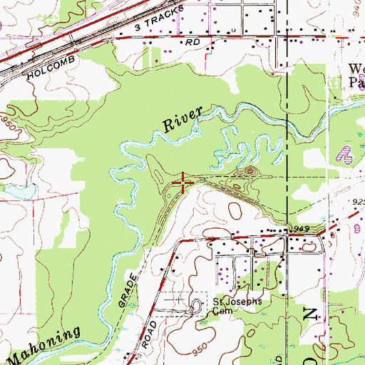 Topographic Map of Harrisport (historical), OH
