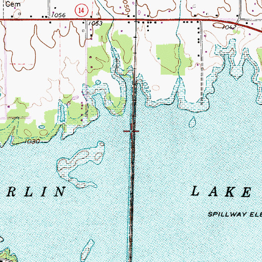 Topographic Map of Hutson (historical), OH