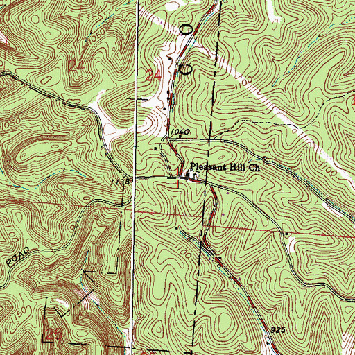 Topographic Map of Feightner (historical), OH