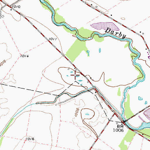 Topographic Map of Crane Swamp, OH