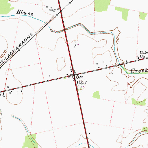Topographic Map of Taylor Centre (historical), OH