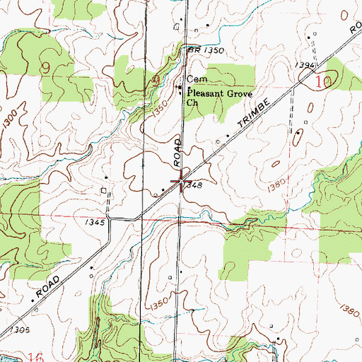Topographic Map of Kellker (historical), OH