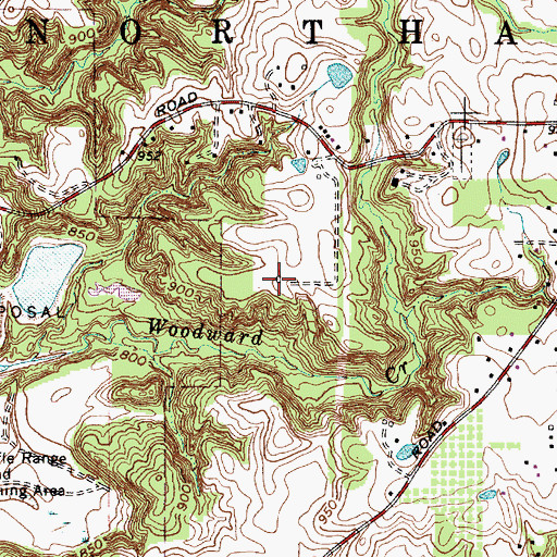 Topographic Map of Camp Christopher (historical), OH