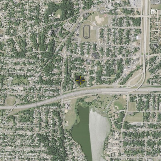 Aerial/Satellite Image of Mannings Pond, OH