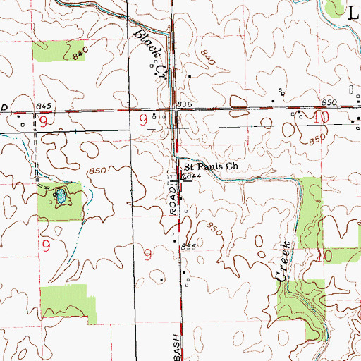 Topographic Map of Brehm (historical), OH