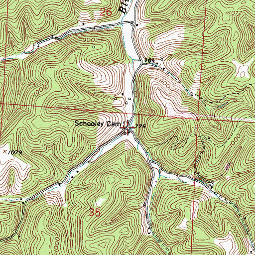 Topographic Map of Nancy (historical), OH