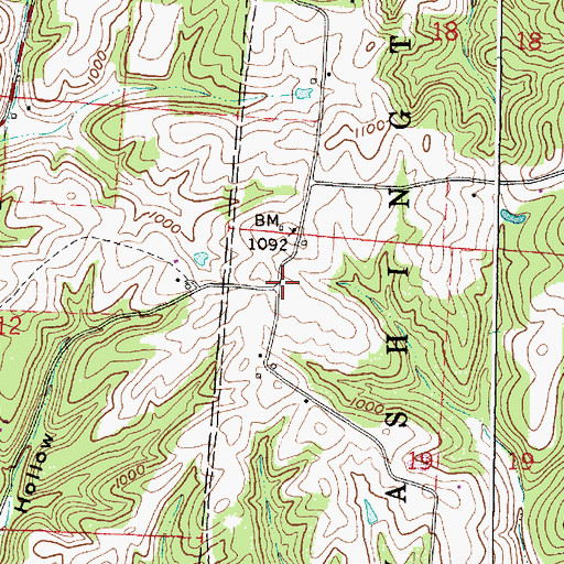 Topographic Map of Point Pleasant (historical), OH