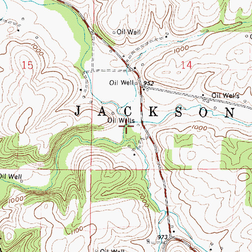 Topographic Map of Pleasant Valley Run, OH