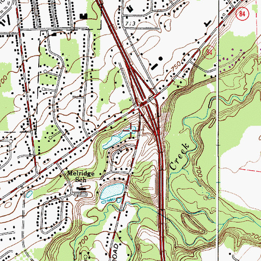 Topographic Map of L'Alouette Plumee Lake, OH