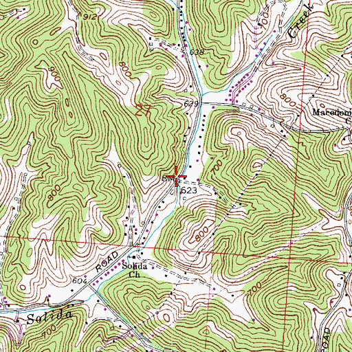 Topographic Map of Montreal (historical), OH