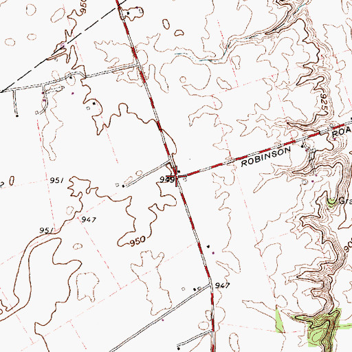 Topographic Map of Nioga (historical), OH