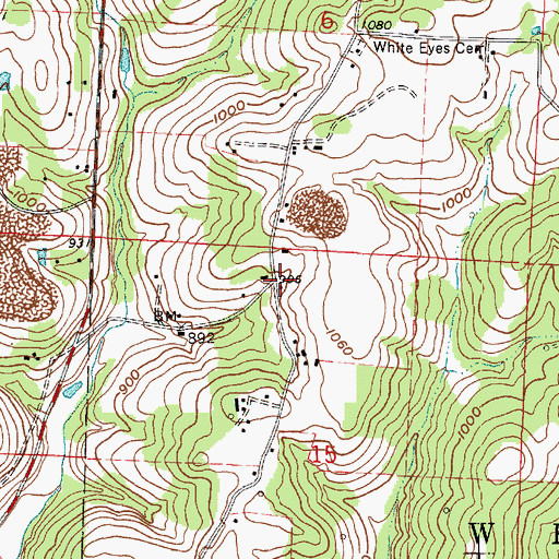 Topographic Map of Munsville (historical), OH