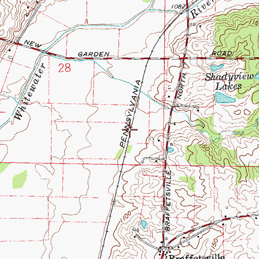 Topographic Map of Wiley (historical), OH