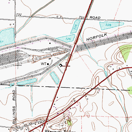 Topographic Map of Lyme (historical), OH