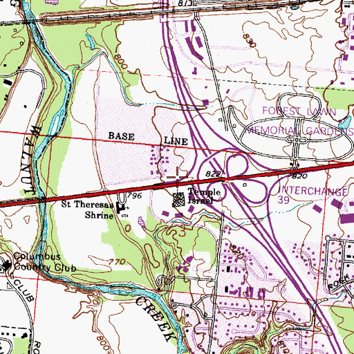 Topographic Map of School Number 5 (historical), OH