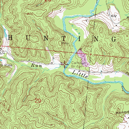 Topographic Map of Edna (historical), OH