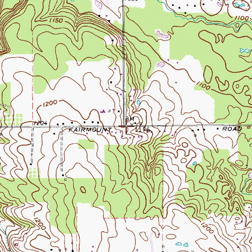 Topographic Map of Beudale (historical), OH