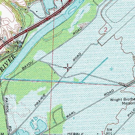 Topographic Map of Simms (historical), OH
