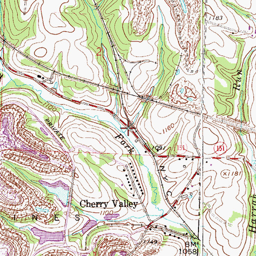 Topographic Map of Parlatt (historical), OH