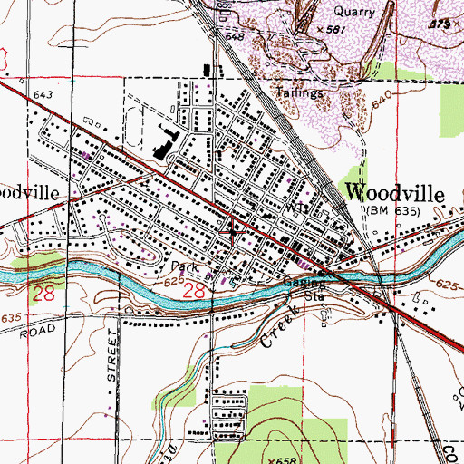 Topographic Map of Solomon Lutheran School, OH