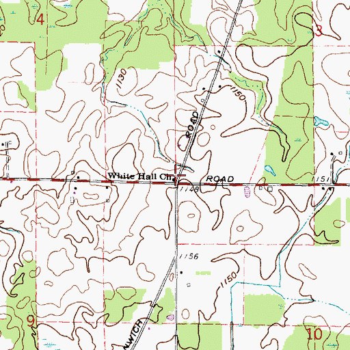 Topographic Map of School Number 5 (historical), OH