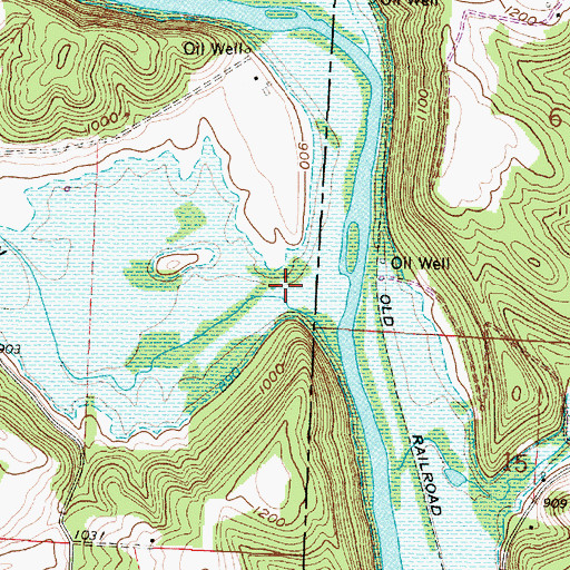 Topographic Map of Tager Valley, OH