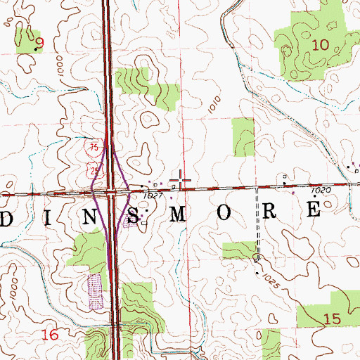 Topographic Map of School Number 5 (historical), OH