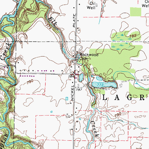Topographic Map of Nickelplate (historical), OH