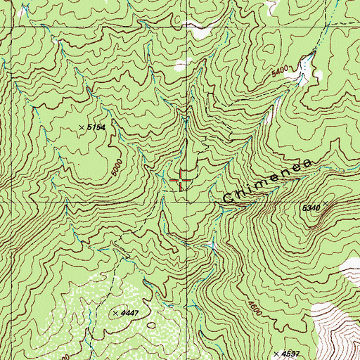 Topographic Map of Saguaro National Park, AZ