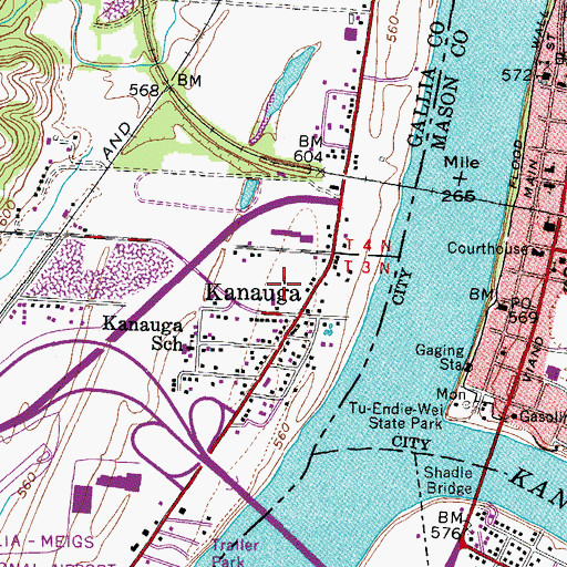 Topographic Map of Fair Haven Methodist Church, OH