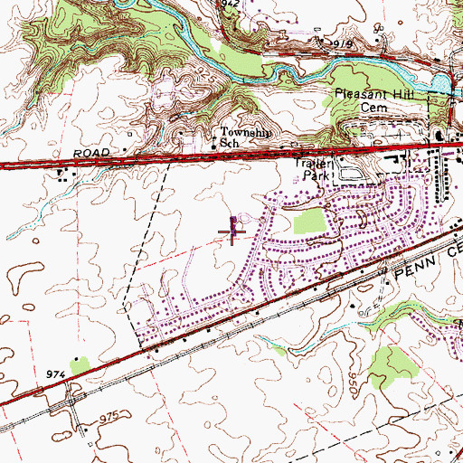 Topographic Map of Norwood Elementary School, OH
