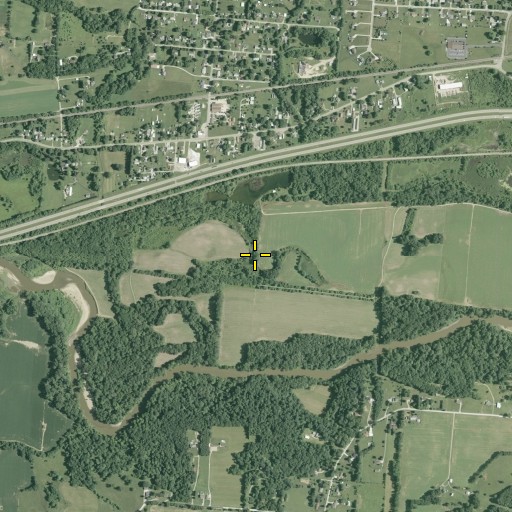 Aerial/Satellite Image of Bowling Green Prairie, OH