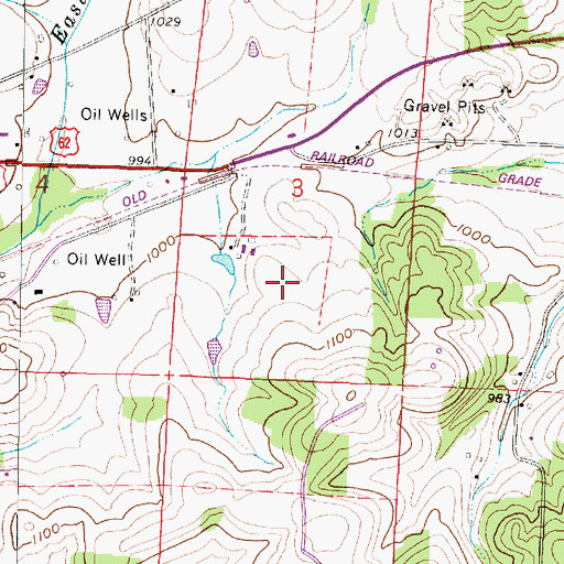 Topographic Map of Jelloway Valley Farm (historical), OH