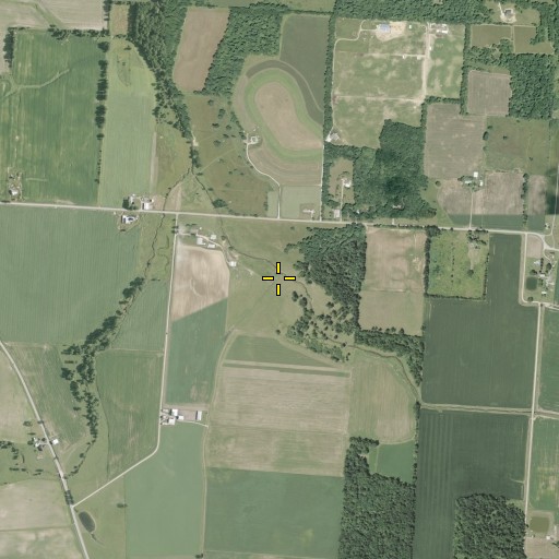 Aerial/Satellite Image of Owl Creek Stream, OH