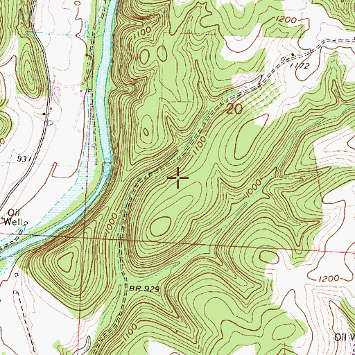 Topographic Map of Pine Grove Farm (historical), OH