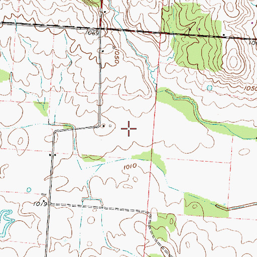 Topographic Map of Prairie Town Farm (historical), OH