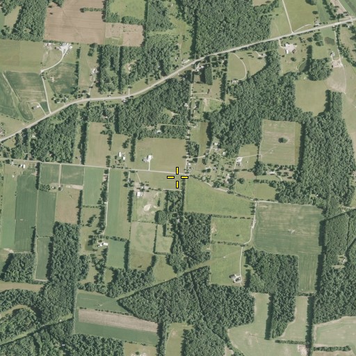 Aerial/Satellite Image of School Number 3 (historical), OH