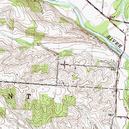 Topographic Map of School Number 3 (historical), OH