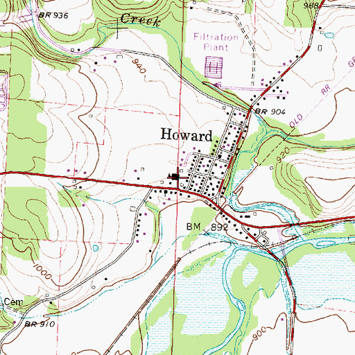 Topographic Map of School Number 5 (historical), OH