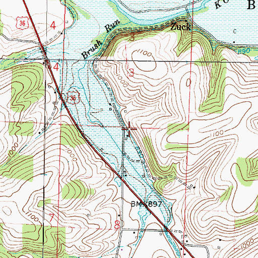 Topographic Map of School Number 5 (historical), OH
