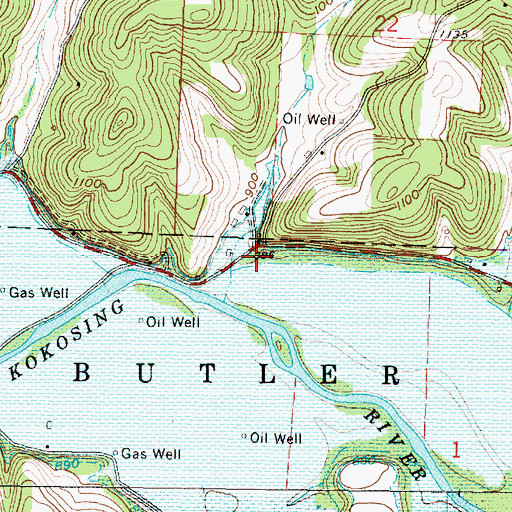 Topographic Map of School Number 7 (historical), OH